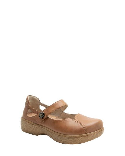 Alegria By Pg Lite Brown Onika Mary Jane Clog