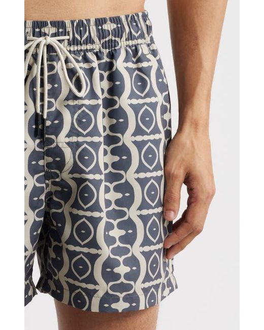 Oas Blue Forge Hypnotise Swim Trunks for men