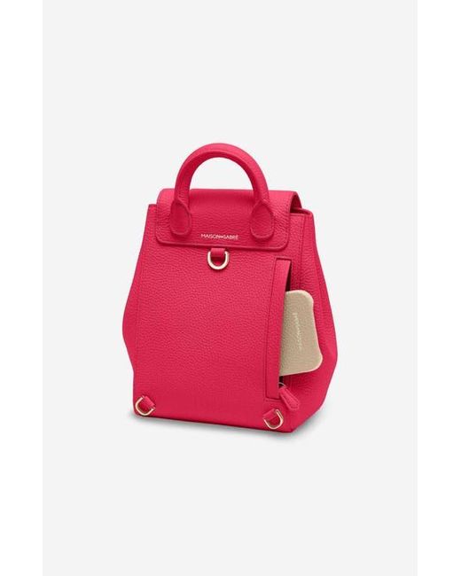Maison De Sabre Pink Mini Soft Leather Backpack