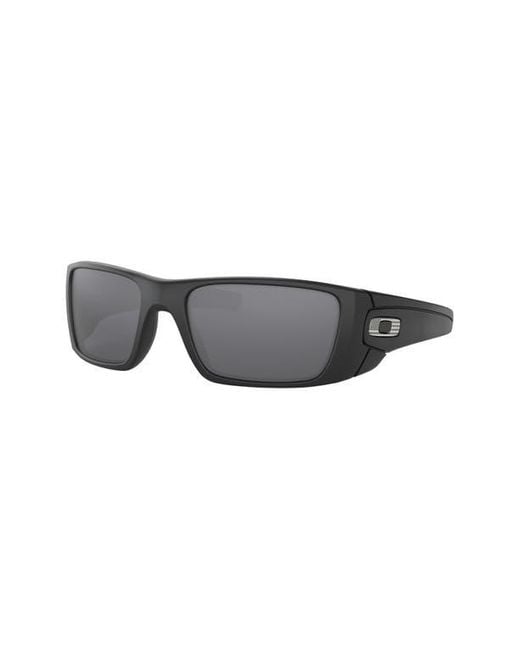 Oakley Gray Fuel Cell 60Mm Rectangular Sunglasses for men