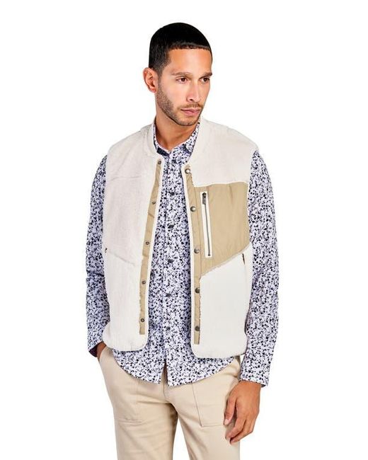 Brooklyn Brigade Natural Solid Fuzzy Vest for men
