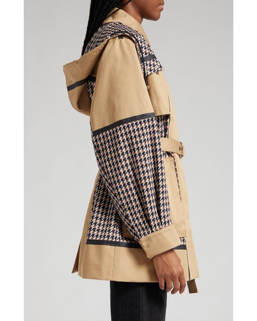 BOSS by HUGO BOSS Casita Belted Trench Coat in Natural Lyst