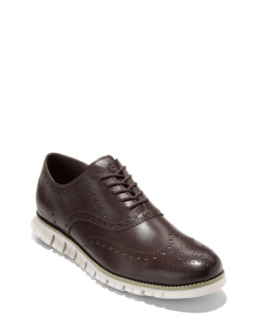 zerogrand wingtip derby