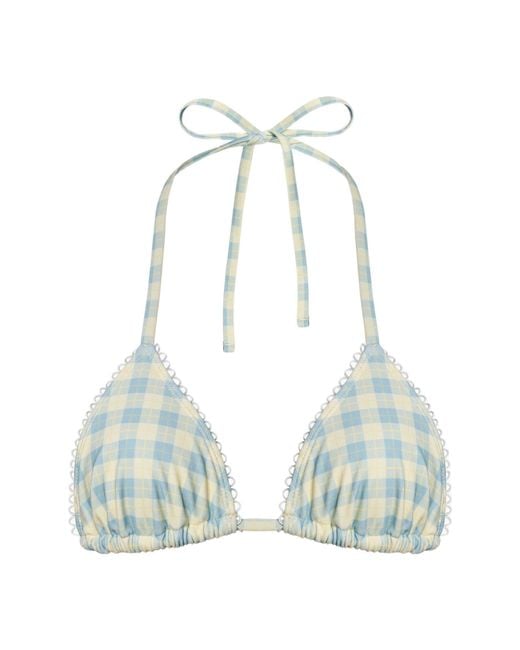 Oddli Blue Bikini Top