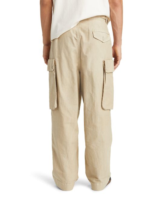 Elwood Natural baggy Cargo Pants for men