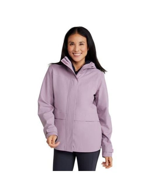Mountain Warehouse Purple April Waterproof Jacket