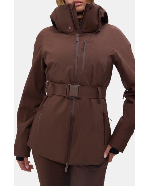 Halfdays Brown Aston Belted Ski Jacket