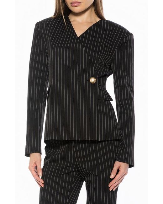 Alexia Admor Black Alira Wrap Blazer