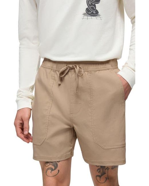 Prana Natural Stretch Zion Drawstring Waist Shorts for men