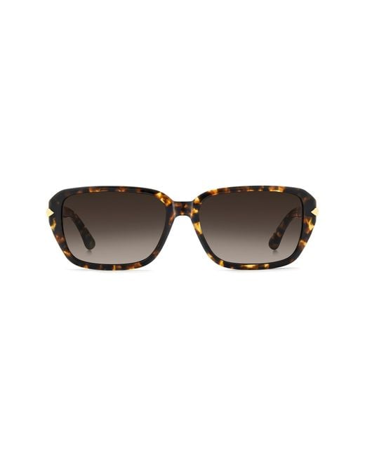 Isabel Marant Brown 58Mm Rectangular Sunglasses