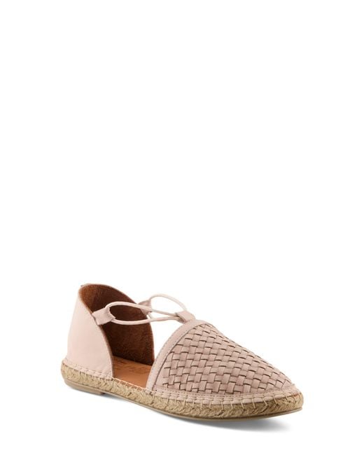 Spring Step Brown Clovae Espadrille Flat
