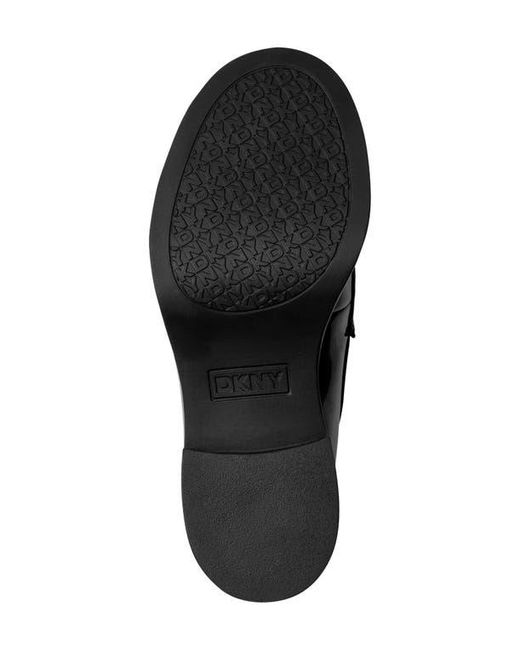 DKNY Black Civelli Block Heel Loafer