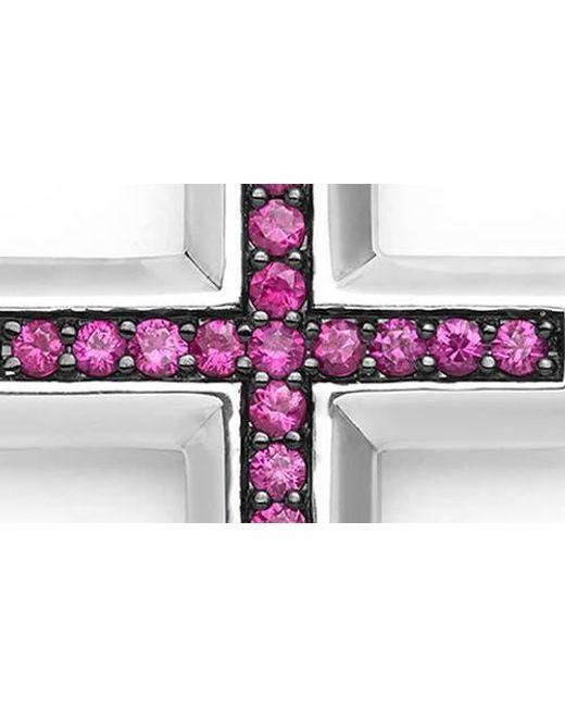 Lagos White Anthem Cross Pendant