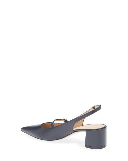 Stuart Weitzman Blue Emilia Mj Slingback Pump