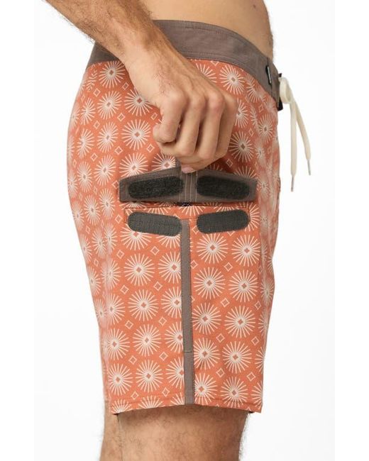O'neill Sportswear Orange Line-Up 17 Board Shorts for men