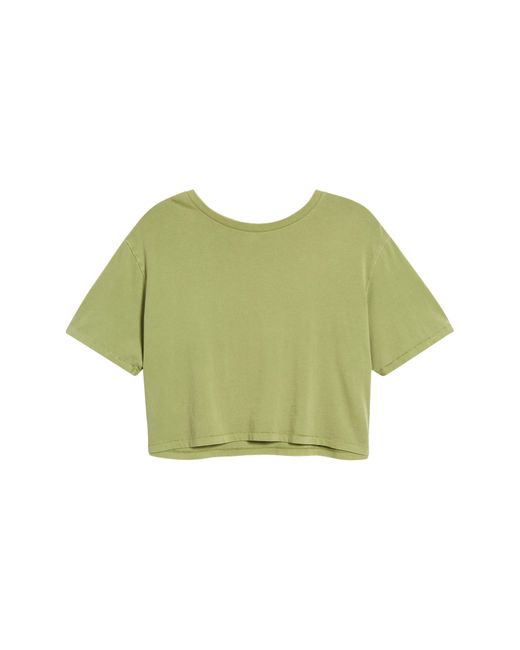 BP. Green Oversize Crop T-shirt