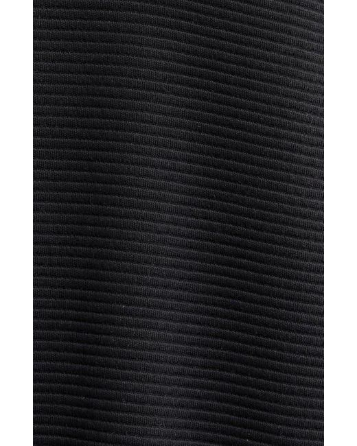 Zella Black Kickback Ottoman Half Zip Pullover