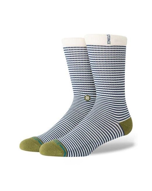 Stance Blue Mini Bar Crew Socks for men