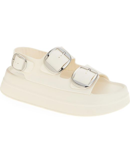 Jeffrey Campbell White Blithe Platform Sandal