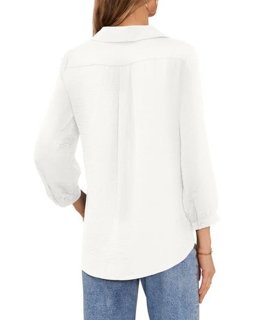 vince camuto inverted pleat top