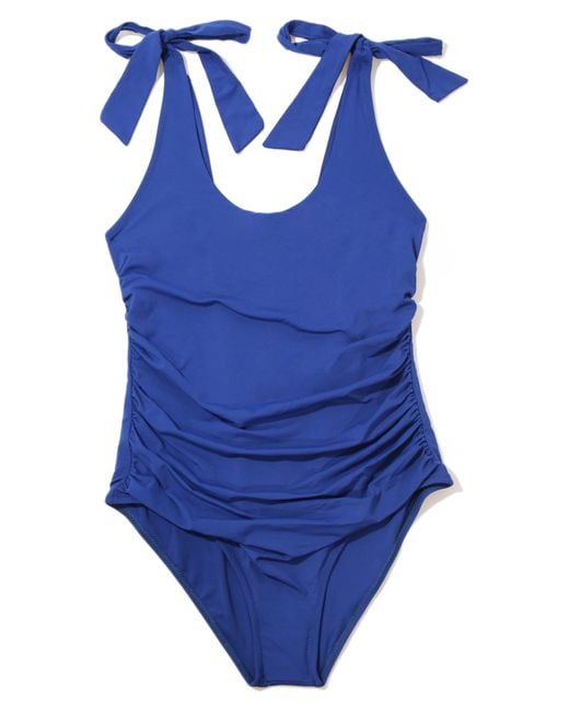Hanky Panky Blue Scoop One-piece Swimsuit