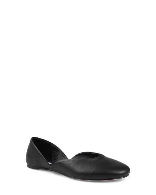 Zigi Black Aberdeen D'Orsay Flat