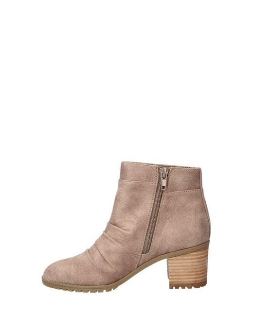 Bella Vita Brown Janita Bootie