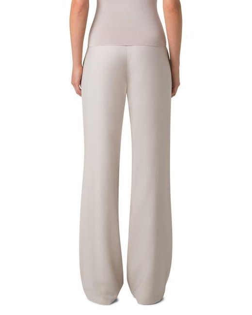 Akris Natural Filibert Virgin Wool Blend Pants