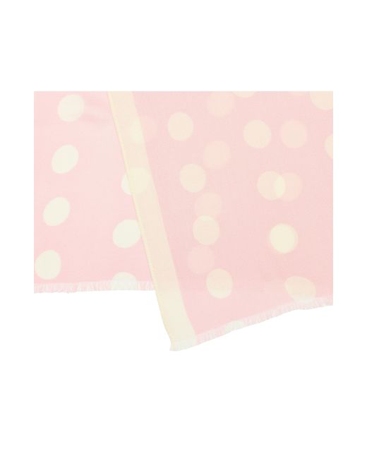Kate Spade Pink Dots & Bubbles Oblong Scarf