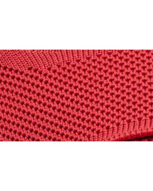 Me Too Red Azania Slingback Platform Wedge Slide Sandal