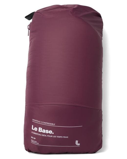 Lolë Red The Base Packable Insulated Hooded Jacket