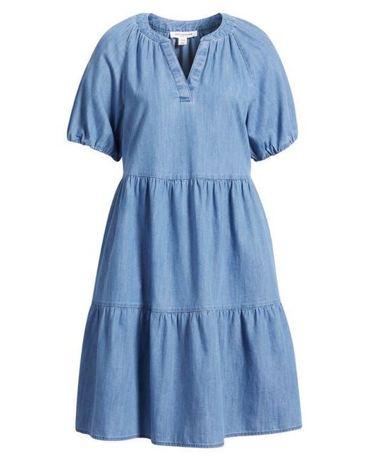 linen beige dress Linen Empire Waist Sleeveless Midi Dress Linen / L