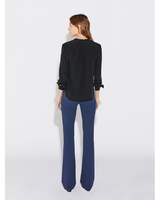 Callas Milano Black Olympia Silk Blouse