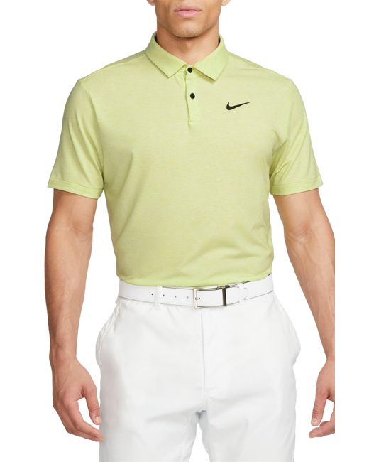 Nike Dri-fit Heathered Golf Polo in Green for Men | Lyst