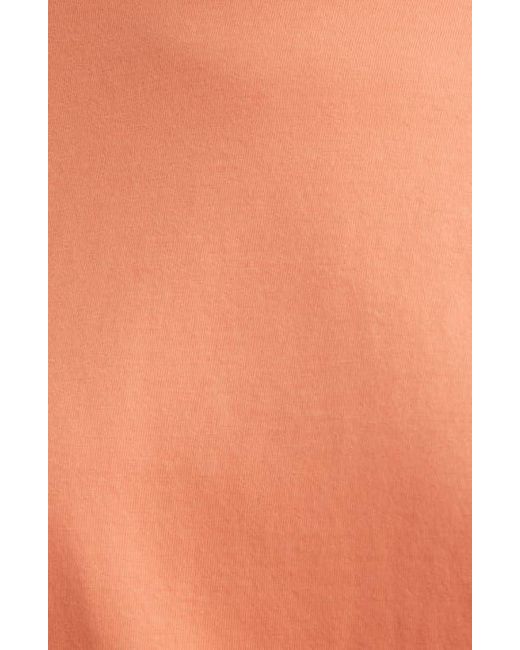 Nordstrom Orange Relaxed Fit Pima Cotton Crewneck T-Shirt