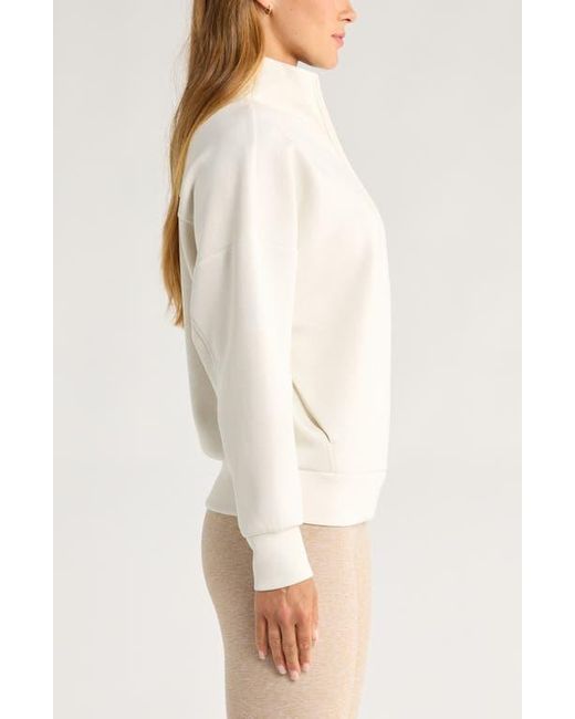 Zella Natural Ultrasoft Half Zip Pullover