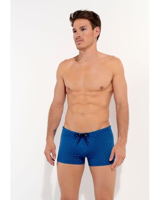 Hom Blue Hendaye Swim Shorts for men