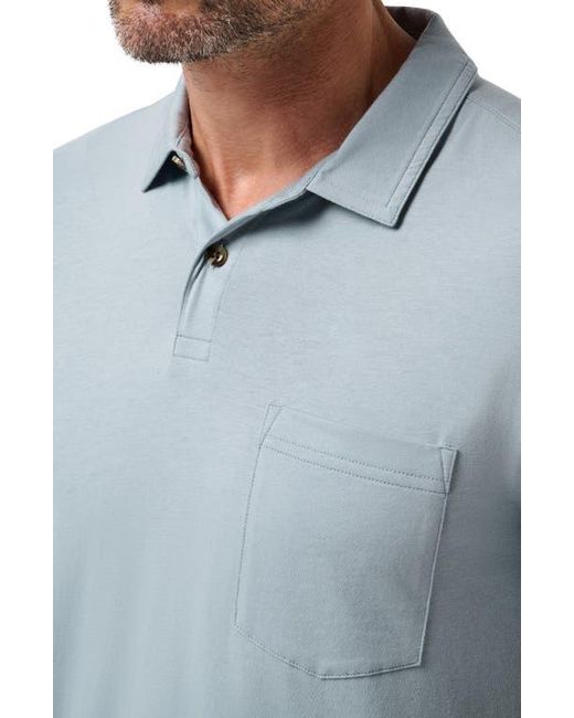 Travis Mathew Blue The Cloud Polo for men