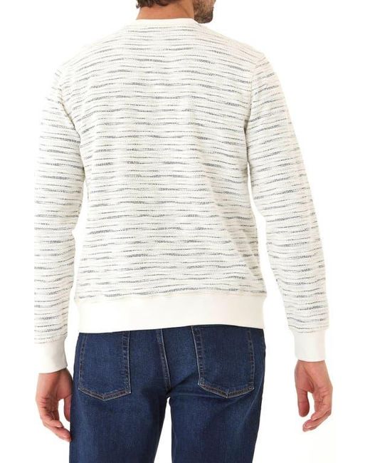 Threads For Thought White Jayden Shoreline Terry Sweatshirt for men