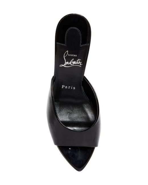 Christian Louboutin Black Miss Z Pointed Toe Sandal