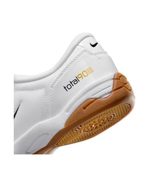 Nike White Total 90 Soccer Sneaker