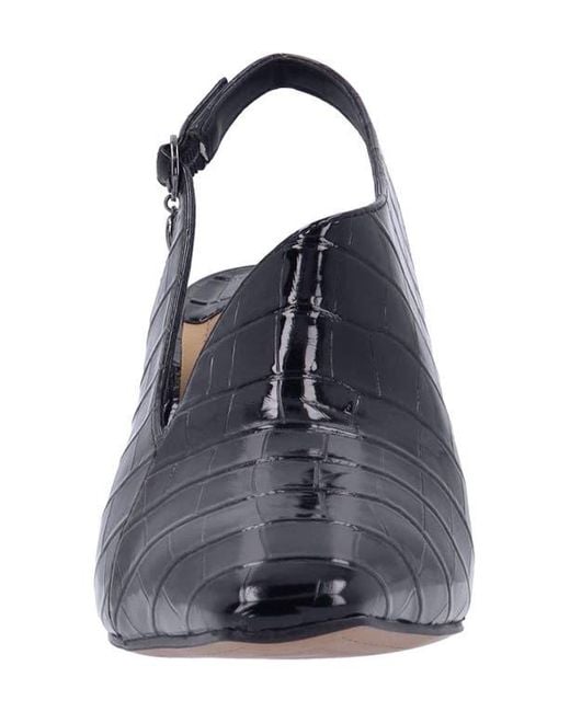 J. Reneé Blue Prissy Slingback Pump