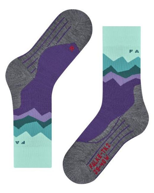 Falke Green Tk2 Explore Crest Hiking Socks
