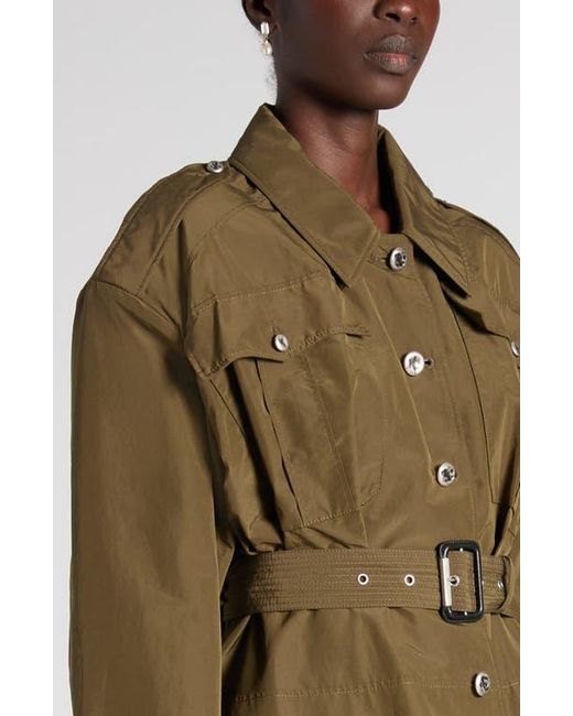 McQueen Green Belted Utility Jacket