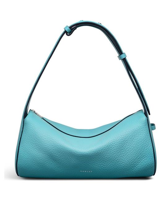 Radley Blue Abbey Mews Ziptop Shoulder Bag