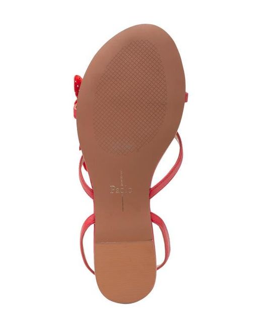 Linea Paolo Red Lucia Ankle Strap Sandal