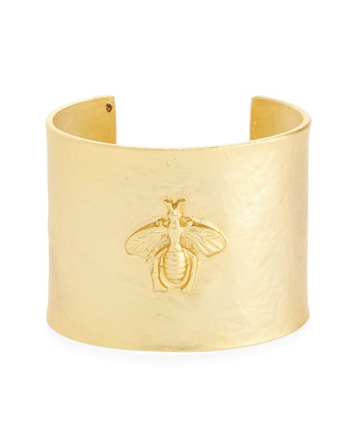 Karine Sultan Yellow Bee Cuff Bracelet