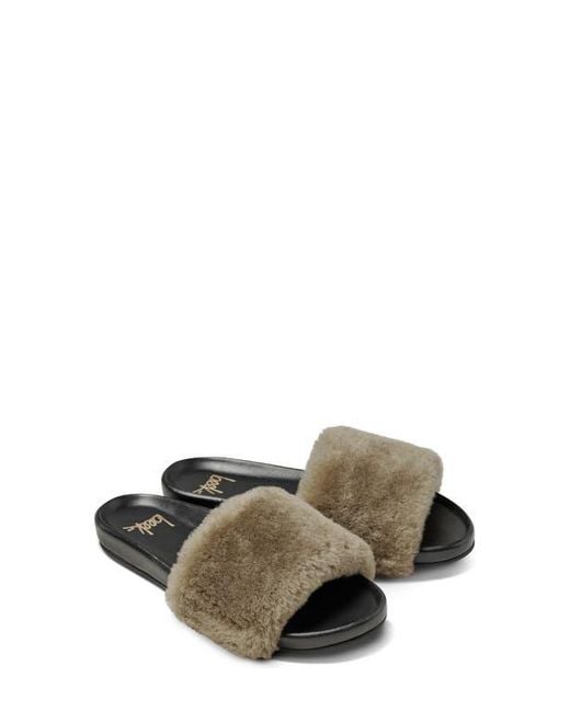Beek Multicolor Gallito Más Genuine Shearling Slide Sandal
