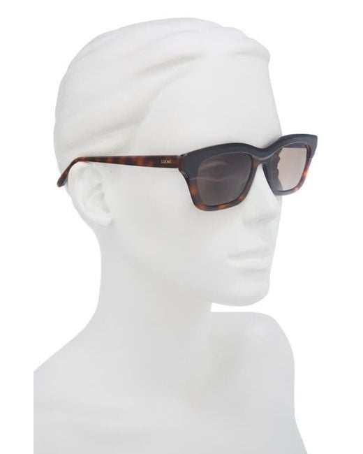Loewe Multicolor Slim 53Mm Rectangular Sunglasses for men