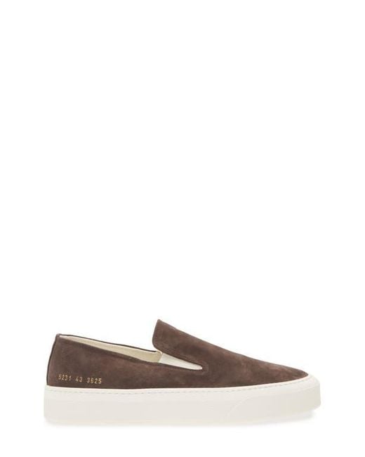 Common Projects Brown Slip-On Sneaker for men
